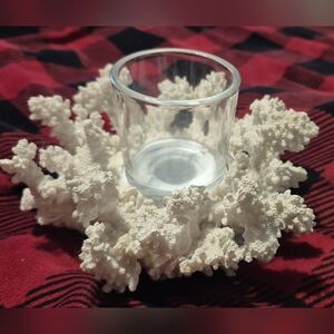 PartyLite Ivory Coral Candle Holder
